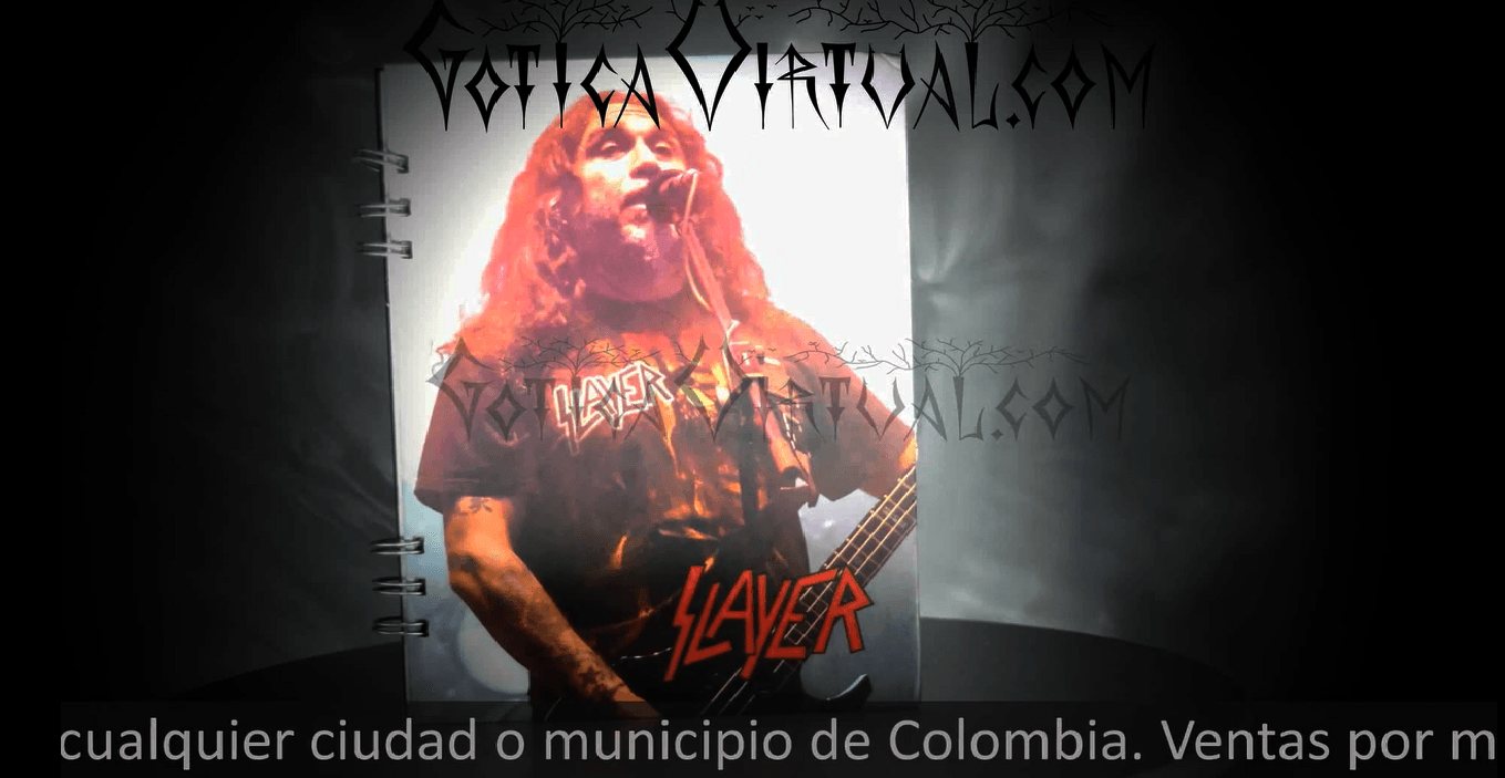 cuaderno slayer thrash metal tom araya kerry king bogota medellin cali pasto neiva pereira popayan pasto colombia envios